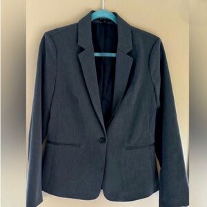 Express charcoal Blazer. Fully lined, light stretch, size 8